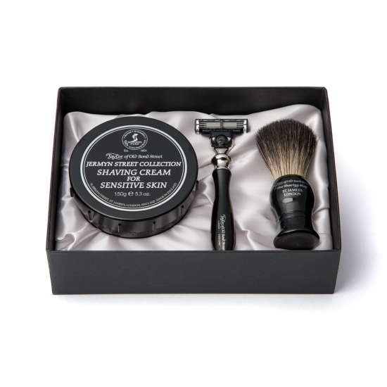 Jermyn Street pure badger luxury starter set