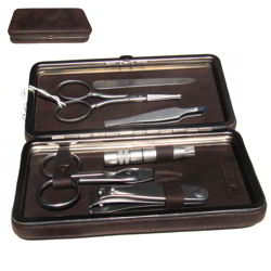 Set manichiură cu inchidere magnetica - maro