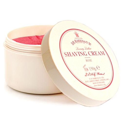 D.R. Harris Rose cremă de ras la cutie