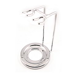 Suport cromat pentru aparat, pămătuf şi bol