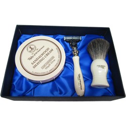 Sandalwood pure badger luxury starter set