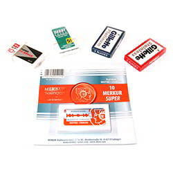 Set mixt de lame clasice cu muchie dublă