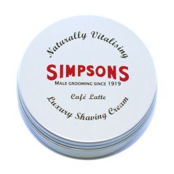 Simpson Luxury Cafe Latte Shaving Cream