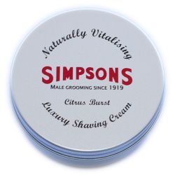 Simpson Luxury Citrus Burst Shaving Cream