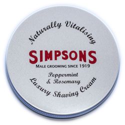 Simpson Luxury Peppermint & Rosemary Shaving Cream