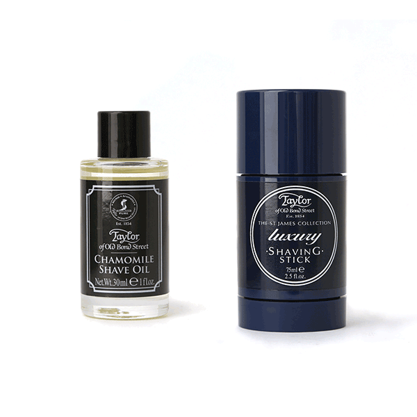 Ulei şi stick pentru bărbierit
